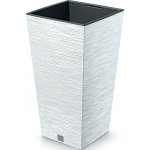 Prosperplast Květináč FURU SQUARE 26,5 cm bílý – Sleviste.cz