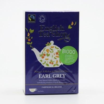 English Tea Shop Bio Fairtrade Earl grey 20 sáčků – Zboží Mobilmania