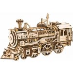 Robotime 3D dřevěné mechanické puzzle Parní lokomotiva 350 ks – Sleviste.cz