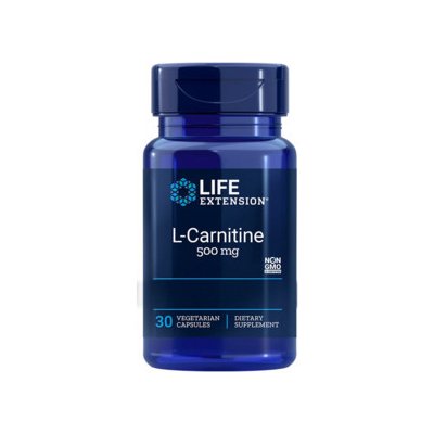 Life Extension L-Carnitine 30 vegetariánská kapsle, 500 mg