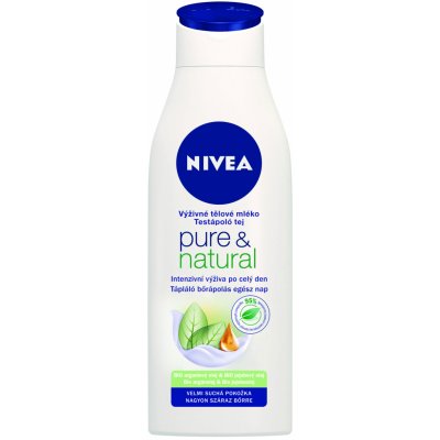 Nivea Pure & Natural výživné tělové mléko 250 ml – Zbozi.Blesk.cz