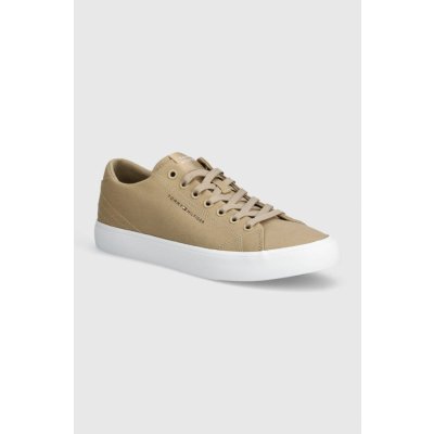 Tommy Hilfiger TH HI Vulc low béžové FM0FM04882 – Zbozi.Blesk.cz