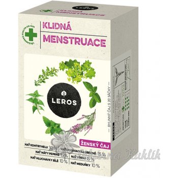 Leros Klidná menstruace 20 x 1,5 g