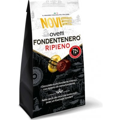 Novi velikonoční vajíčka z hořké čokolády 72% plněná 160 g – Zboží Dáma