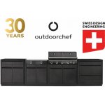 Outdoorchef Venkovní modulární kuchyň SET 4 HEAT X-415/245 30MB GRANIT (OCSET4X415)