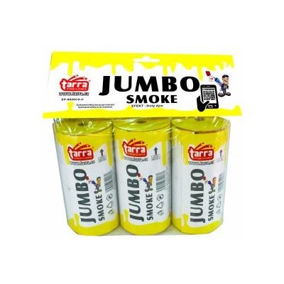 Dýmovnice Jumbo smoke ŽLUTÁ 3 ks 16 3 trhací pojistka