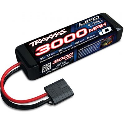 Traxxas LiPo baterie 7.4V 3000mAh 25C iD TRA2827X – Zbozi.Blesk.cz