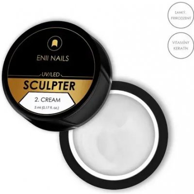 Enii Nails Sculpter stavební UV/Led gel 2 Cream 5 ml – Zboží Dáma
