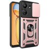 Pouzdro a kryt na mobilní telefon Xiaomi Techsuit Kryt Xiaomi Redmi 13C 4G / Poco C65 Techsuit CamShield Pro rose gold