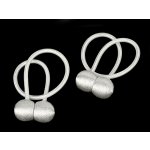 Pro Háčkování Šňůra na závěsy s magnetem bílá, 2 ks – Zboží Dáma