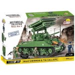 COBI 2569 WWII Americký raketomet Sherman M4A3 CALLIOPE T34 – Zboží Dáma