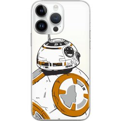 Pouzdro AppleMix STAR WARS Apple iPhone 14 Pro - BB-8 - gumové - průhledné