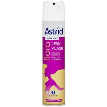 Astrid lak na vlasy pro lesk vlasů Flora 250 ml