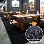 Europe Grass PartyGrass Black černá kruh šíře 4 m – Zboží Dáma