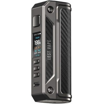 Lost Vape Thelema Solo 100W mód Matte Red Carbon Fiber – Hledejceny.cz