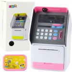 Růžový dětský bankomat sejf s PIN kódem – Zboží Dáma