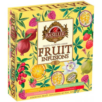 Basilur Fruit Infusions Assorted Vol.II přebal 40 gastro sáčků – Zboží Mobilmania