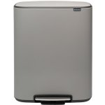 Brabantia BO pedálový koš 2x30L minerální světle šedá 211485 – Zbozi.Blesk.cz
