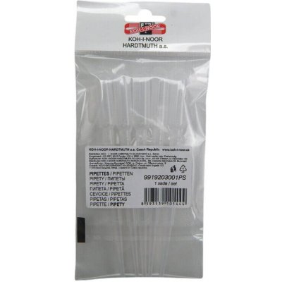 Koh-i-noor, pipeta, 4 druhy na výběr, baleno a cena za 5 ks Varianta: 203 – Zboží Dáma