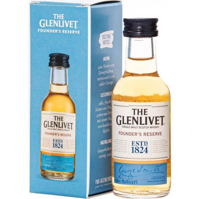 Glenlivet Whisky Founders Reserve 40% 0,05 l (holá láhev) – Hledejceny.cz