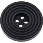 Knoflík 25mm dřevěný WITO Varianta: černý – Zboží Dáma