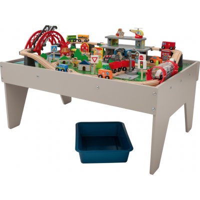 lupilu Stůl s dřevěnou železnicí – Zboží Dáma