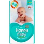 Happy mimi Flexi Comfort Mini 1 3-6 kg 50 ks – Sleviste.cz