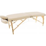 MH Star skládací dřevěné lehátko ETF50 76 cm béžové – Zboží Mobilmania