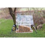 Esschert Design Krmítko Crystal závěsné dělené 15 cm akrylát čiré – Hledejceny.cz