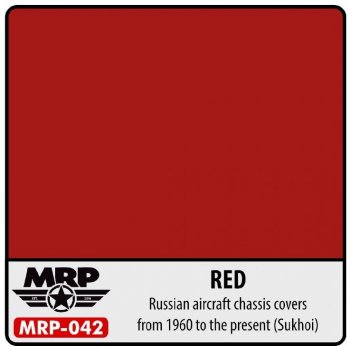 MR.Paint 042 Red Chassis Covers Su 27, Su 35, Su 37 30ml