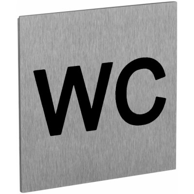 Walteco Symbol "WC", 60x60mm, nerez, samolepka , 20877 – Zboží Mobilmania