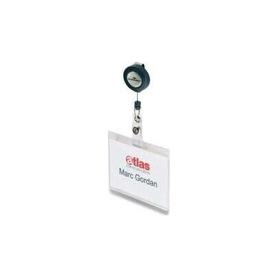 Durable - jmenovka - 60×90 mm, s klipem a navíjecí šňůrkou – Zboží Dáma