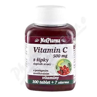 MedPharma Vitamin C 500mg s šípky prod.úč.tbl.107