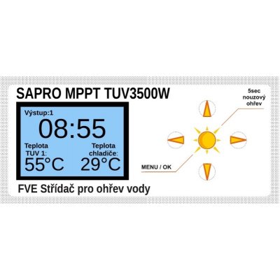 Sapro FVE MPPT Eco Smart Wi-Fi FVETUV3500W – Zboží Mobilmania