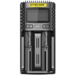 Nitecore Multifunkční USB nabíječka baterií UMS2 LCD 2 sloty – Zbozi.Blesk.cz