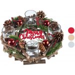 LIVARNO home Adventní věnec červený 28cm – Zboží Dáma