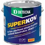 Detecha Superkov, antikorozní základní i vrchní barva na kov, šedý mat, 2,5 kg