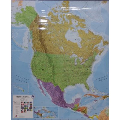 ITMB Publishing nástěnná mapa North America (Severní Amerika) Terra Nova lamino – Zbozi.Blesk.cz