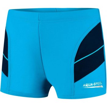 Aqua Speed plavecké šortky Andy Blue/Navy Blue Pattern