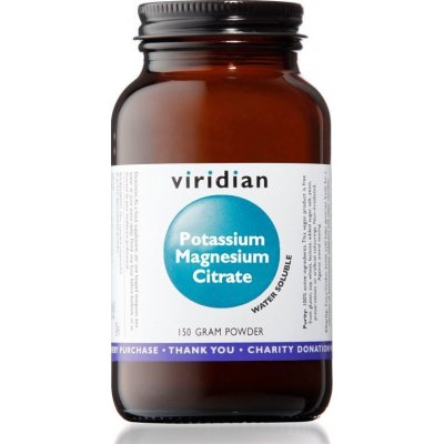 Viridian Potassium Magnesium Citrate (Draslík a hořčík) 150g
