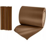 Bradas stínící fólie na plot 450g/m2 + spony 0,19 m x 35 m brown – HobbyKompas.cz