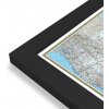 Nástěnné mapy National Geographic USA - nástěnná mapa Classic 110 x 77 cm Varianta: mapa v dřevěném rámu, Provedení: Pegi černý