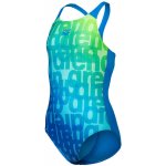 Arena-Girls Multi Colours Swimsuit V Back dívčí plavecké jednodílné plavky Modrá – Zboží Dáma