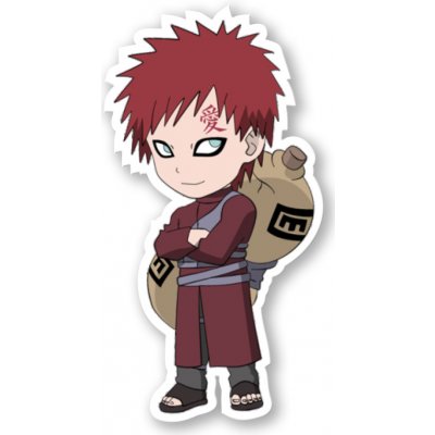 Naruto Samolepka Gaara – Zboží Živě