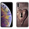 Pouzdro a kryt na mobilní telefon Apple Pouzdro mmCase Gelové iPhone XS Max - zámek ve tvaru srdce