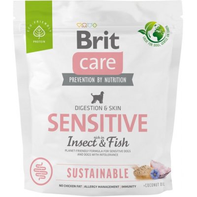 Brit Care Sustainable Sensitive Insect & Fish 1 kg – Zboží Mobilmania