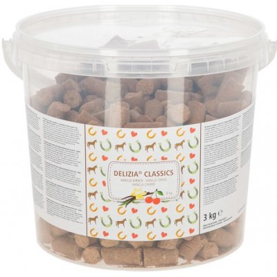 Delizia Pochoutka pro koně vanilka višeň 3 kg – Zboží Dáma