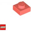 LEGO® doplněk LEGO® 3024 Podložka 1x1 Korálová