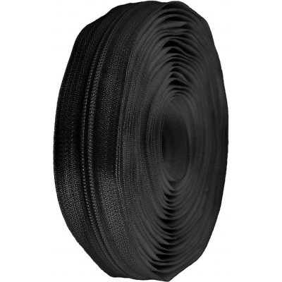 Pro Háčkování Zip spirálový 5 mm metráž - černý 5 m – Hledejceny.cz
