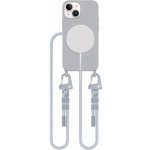 Tech-Protect Kryt se šňůrkou na iPhone 13 mini - Magnecklace MagSafe Crayon Gray – Zboží Živě